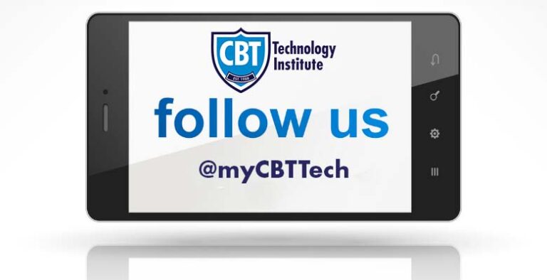 Follow @MyCBTtech on Social Media | CBT Technology Institute