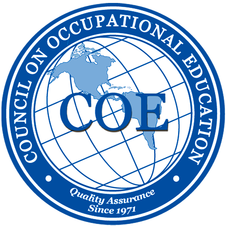 Estamos acreditado por the Council on Occupational Education (COE)